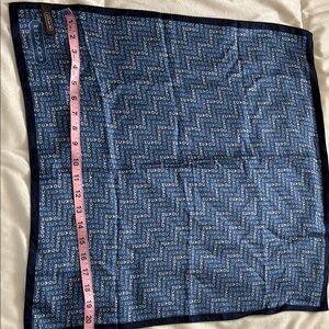 Coach Blue Patterned Scarf